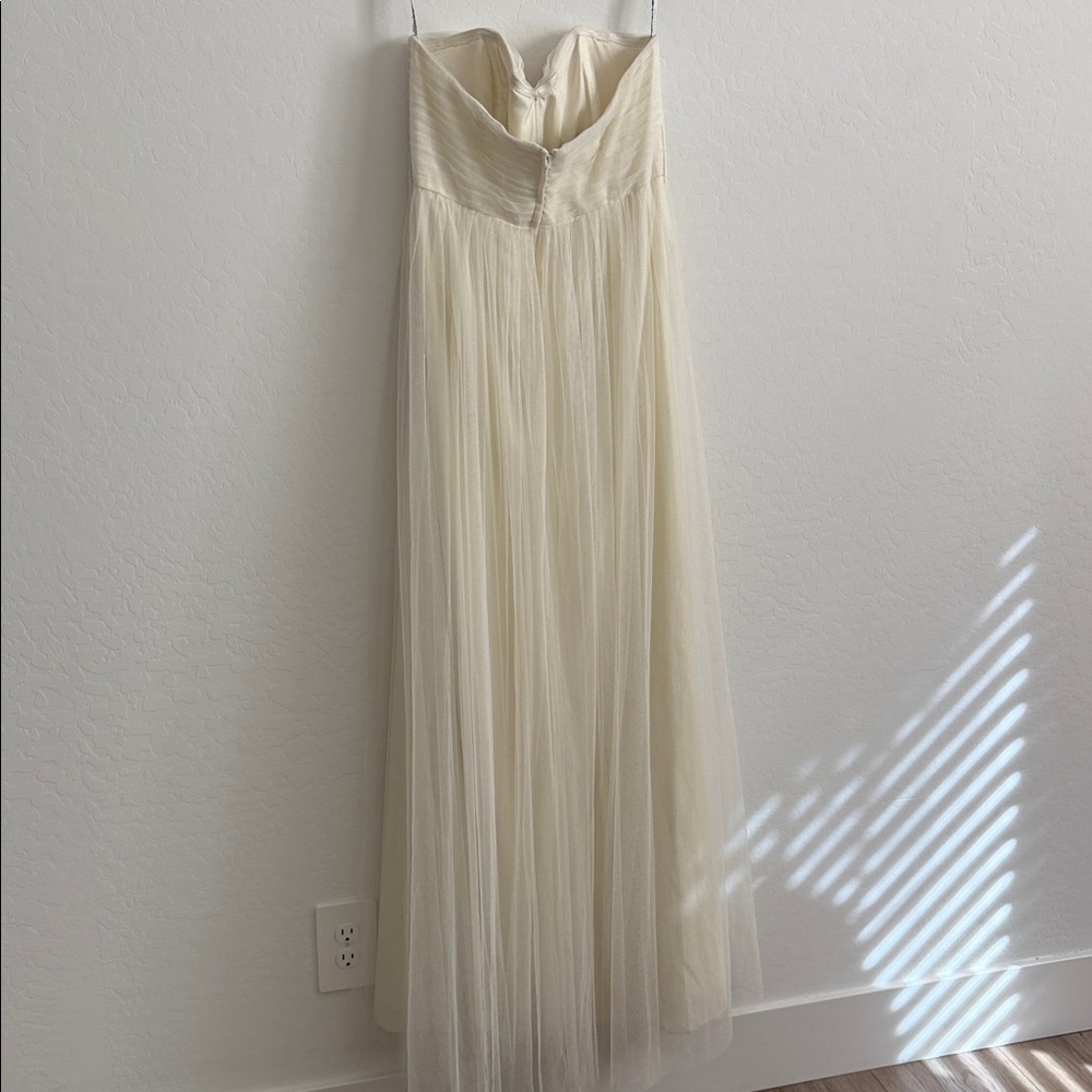 ivory Jenny Yoo  'Annabelle' Convertible Tulle Column Dress size 12 - Picture 5 of 11